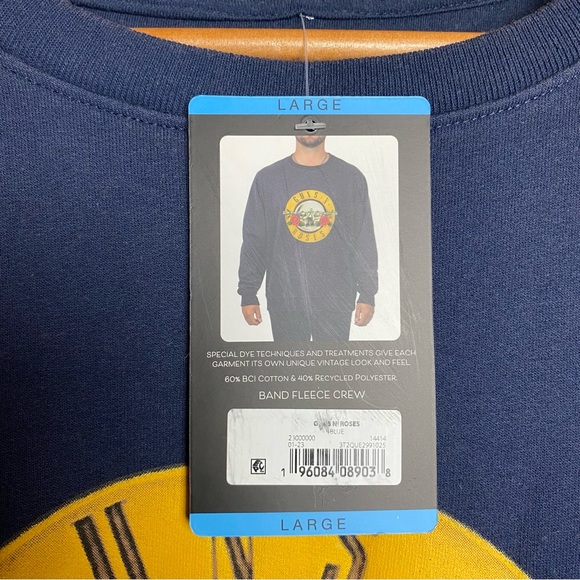 Guns and Roses sweatshirt official merchandise Unisex large - Picture 5 of 7